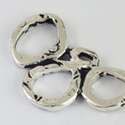 25mm Antique Silver Tierracast Intermix 3 Rings Link (20 Pcs) #CK456-General Bead