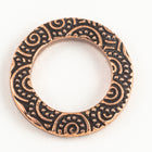 5/8" Antique Copper TierraCast Pewter Spiral Ring (20 Pcs) #CK475-General Bead