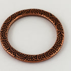 1" Antique Copper TierraCast Pewter Spiral Ring (15 Pcs) #CK476-General Bead