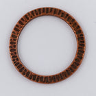 1 1/4" Antique Copper TierraCast Pewter Radiant Ring (10 Pcs) #CK480-General Bead