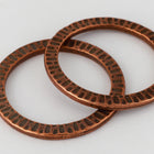 1 1/4" Antique Copper TierraCast Pewter Radiant Ring (10 Pcs) #CK480-General Bead