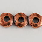 5mm x 14mm Antique Copper TierraCast 3 Hole Nugget Spacer Bar (20 Pcs) #CK484-General Bead