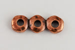 5mm x 14mm Antique Copper TierraCast 3 Hole Nugget Spacer Bar (20 Pcs) #CK484-General Bead