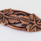 33mm Antique Copper Tierracast Leaf Centerpiece (10 Pcs) #CK490-General Bead