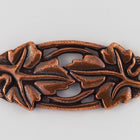 33mm Antique Copper Tierracast Leaf Centerpiece (10 Pcs) #CK490-General Bead