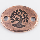 20mm Antique Copper Tierracast Bird in a Tree Link (15 Pcs) #CK491-General Bead