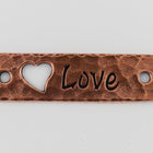 41mm Antique Copper Tierracast Pewter Love Link (10 Pcs) #CK497-General Bead