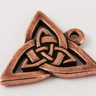20mm Antique Copper Tierracast Pewter Open Triangle Pendant Drop (10 Pcs) #CK510-General Bead