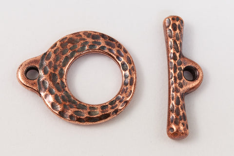 18mm Antique Copper TierraCast Pewter Maker's Toggle Clasp #CK511