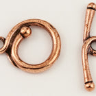 17mm Antique Copper Tierracast Pewter Renaissance Toggle Clasp #CK513-General Bead
