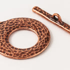 27mm Antique Copper Tierracast Pewter Artisan Toggle Clasp #CK515-General Bead