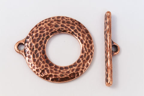 27mm Antique Copper Tierracast Pewter Artisan Toggle Clasp #CK515-General Bead