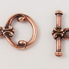 13mm Antique Copper Tierracast Pewter Classic Toggle Clasp #CK527-General Bead