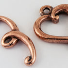 17mm Antique Copper Tierracast Pewter Jubilee Toggle Clasp #CK536-General Bead