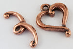 17mm Antique Copper Tierracast Pewter Jubilee Toggle Clasp #CK536-General Bead