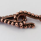 15mm Antique Copper Tierracast Pewter Beaded Hook & Eye Clasp #CK537-General Bead