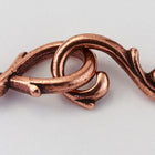 13mm Antique Copper Tierracast Pewter Vine Hook & Eye Clasp (15 Sets) #CK542-General Bead