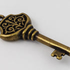 36mm Antique Brass Tierracast Victorian Key Drop #CK600-General Bead