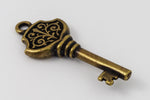 36mm Antique Brass Tierracast Victorian Key Drop #CK600-General Bead