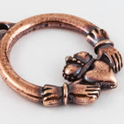 24mm Antique Copper Tierracast Claddagh Drop #CK612-General Bead