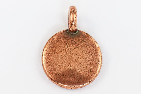 17mm Antique Copper Tierracast Blank Charm #CK618-General Bead