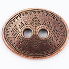 19mm Antique Copper TierraCast Tribal Oval Button (20 Pcs) #CK641-General Bead