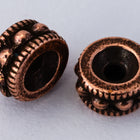6mm Antique Copper TierraCast Rococo Round Bead (20 Pcs) #CK664-General Bead
