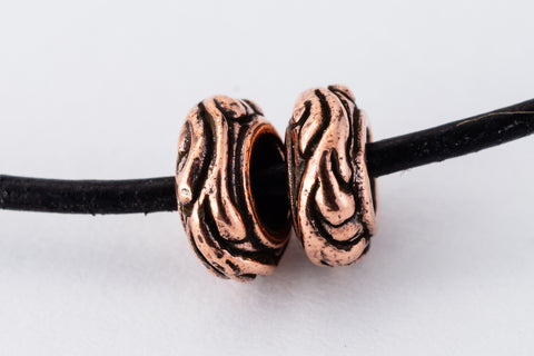 6mm Antique Copper TierraCast Woodland Bead (20 Pcs) #CK673-General Bead