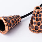 13mm Antique Copper TierraCast Hammered Cone #CK747-General Bead