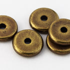 5mm Antique Brass Tierracast Heishi Disc #CKE210-General Bead