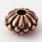 10mm x 6mm Antique Copper Tierracast Pewter Joy Large Hole Bead #CKE321-General Bead
