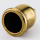 10mm Antique Brass Tierracast Taj Mahal Cord End (5 Pcs) #CKE423-General Bead