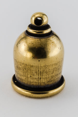 10mm Antique Brass Tierracast Taj Mahal Cord End (5 Pcs) #CKE423-General Bead