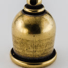 8mm Antique Brass Tierracast Taj Mahal Cord End (5 Pcs) #CKE366-General Bead