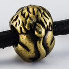 11mm Antique Brass Tierracast Lion Bead #CKE407-General Bead