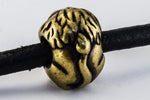 11mm Antique Brass Tierracast Lion Bead #CKE407-General Bead