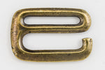 3/4" Antique Brass Tierracast E Hook Clasp #CKE415-General Bead