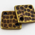 12mm Antique Brass Tierracast Hammered Diamond Link #CKE441-General Bead