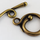 17mm Antique Brass Tierracast Pewter Renaissance Toggle Clasp #CK513-General Bead