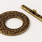 27mm Antique Brass Tierracast Pewter Artisan Toggle Clasp #CK515-General Bead
