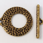 27mm Antique Brass Tierracast Pewter Artisan Toggle Clasp #CK515-General Bead