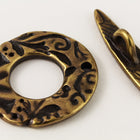 20mm Antique Brass TierraCast Pewter Flora Toggle Clasp #CK517