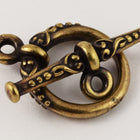20mm Antique Brass TierraCast Heirloom Toggle Clasp #CLD050-General Bead