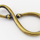 33mm Antique Brass Tierracast Pewter Classic Hook Clasp (10 Sets) #CK556-General Bead