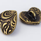 15mm Antique Brass TierraCast Amor Button (20 Pcs) #CK646-General Bead