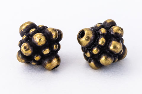 8mm Antique Brass TierraCast Pewter Pamada Bead (20 Pcs) #CK686-General Bead