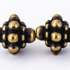 8mm Antique Brass TierraCast Pewter Pamada Bead (20 Pcs) #CK686-General Bead