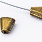 7mm Antique Brass TierraCast Trapezoid Bead (20 Pcs) #CK726-General Bead
