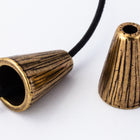 13mm Antique Brass TierraCast Radiant Cone #CK748-General Bead