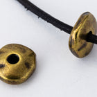 5mm Antique Brass TierraCast Nugget Heishi (50 Pcs) #CK772-General Bead
